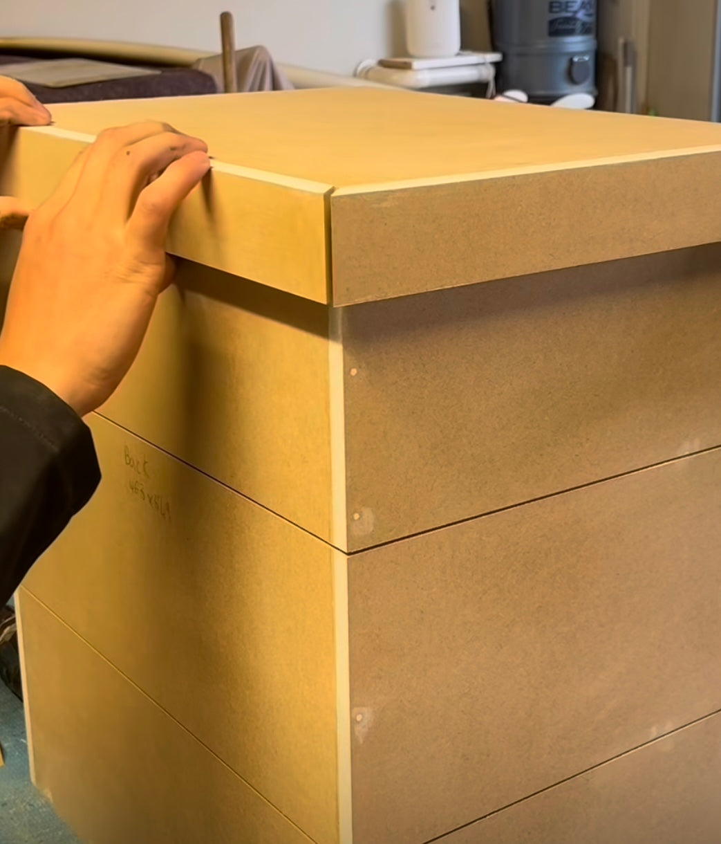 3-Drawer Shoebox Cabinet (Custom)