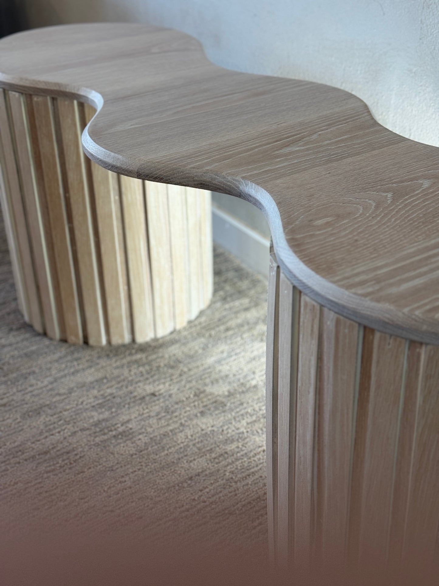 Custom "Wave" Bench