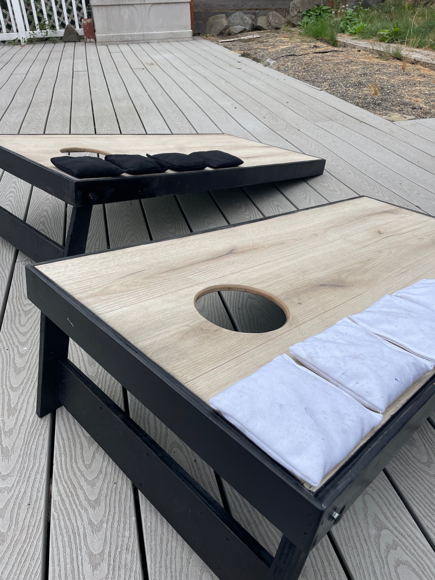 Laminate Cornhole Board Set w/ Bags (LOCAL pickup - Portland, OR)