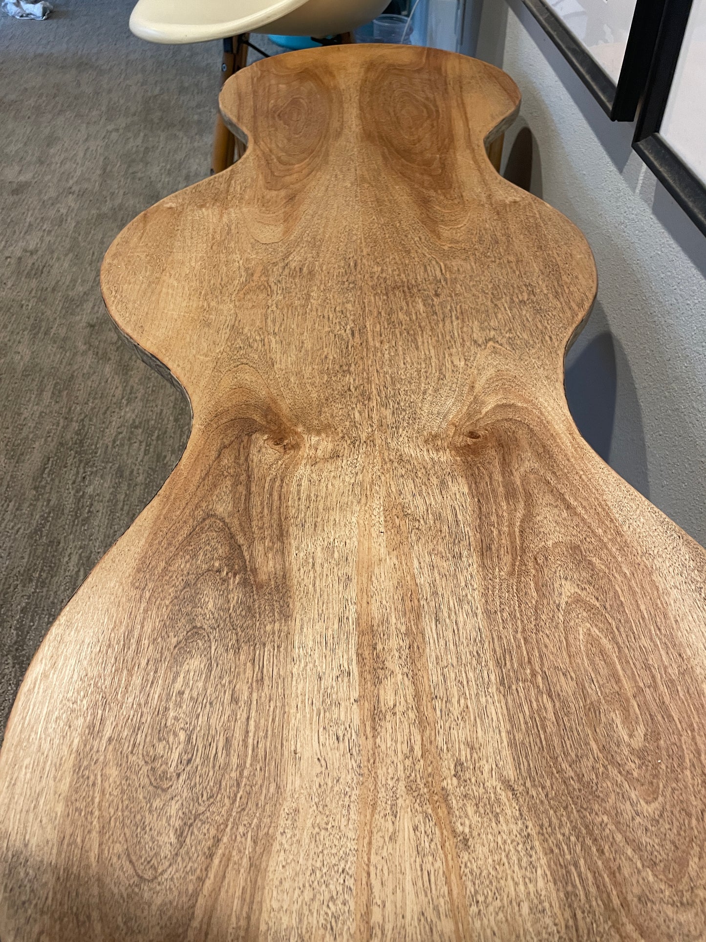 Custom "Wave" Bench