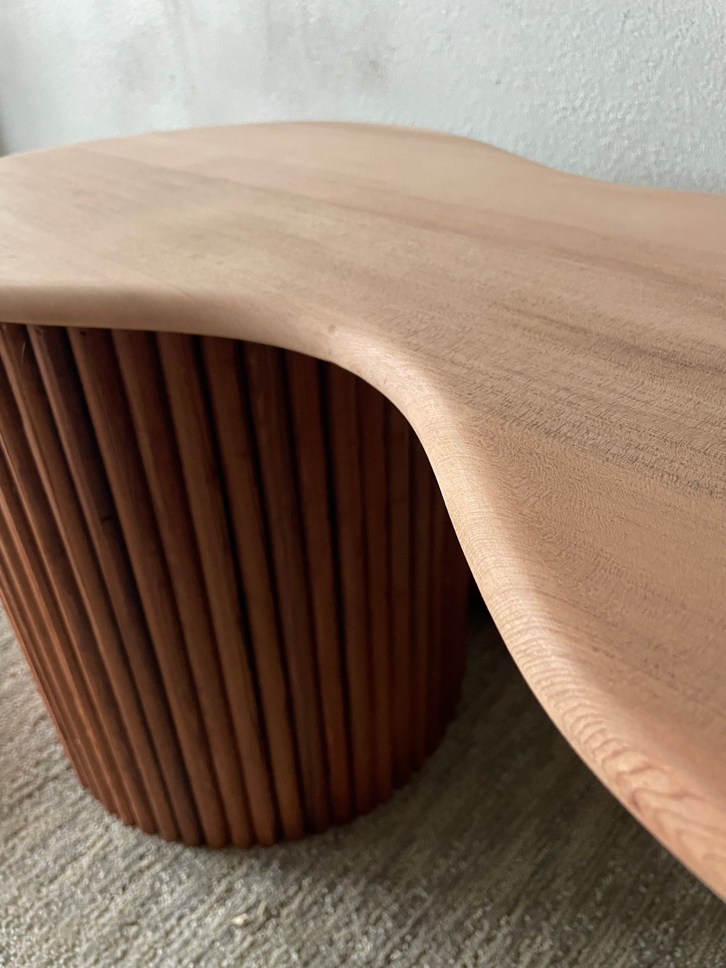 Custom "Wave" Bench