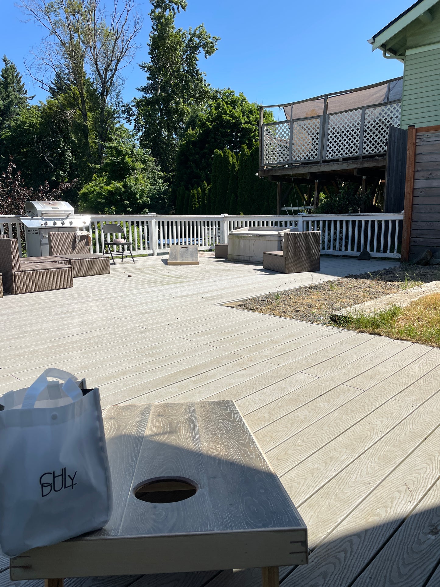 Laminate Cornhole Board Set w/ Bags (LOCAL pickup - Portland, OR)