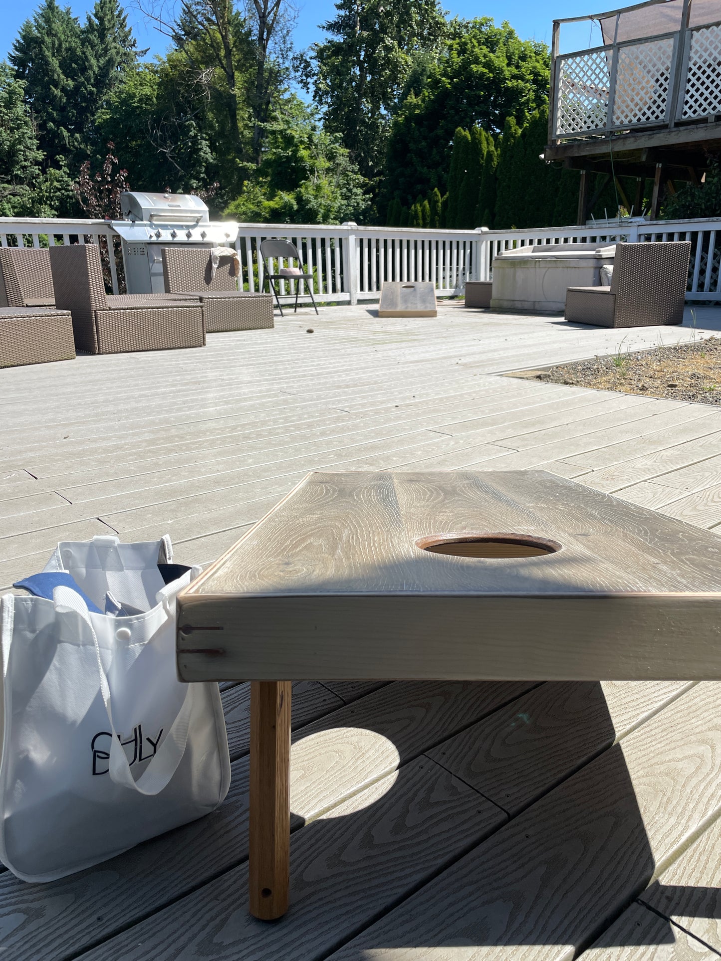 Laminate Cornhole Board Set w/ Bags (LOCAL pickup - Portland, OR)
