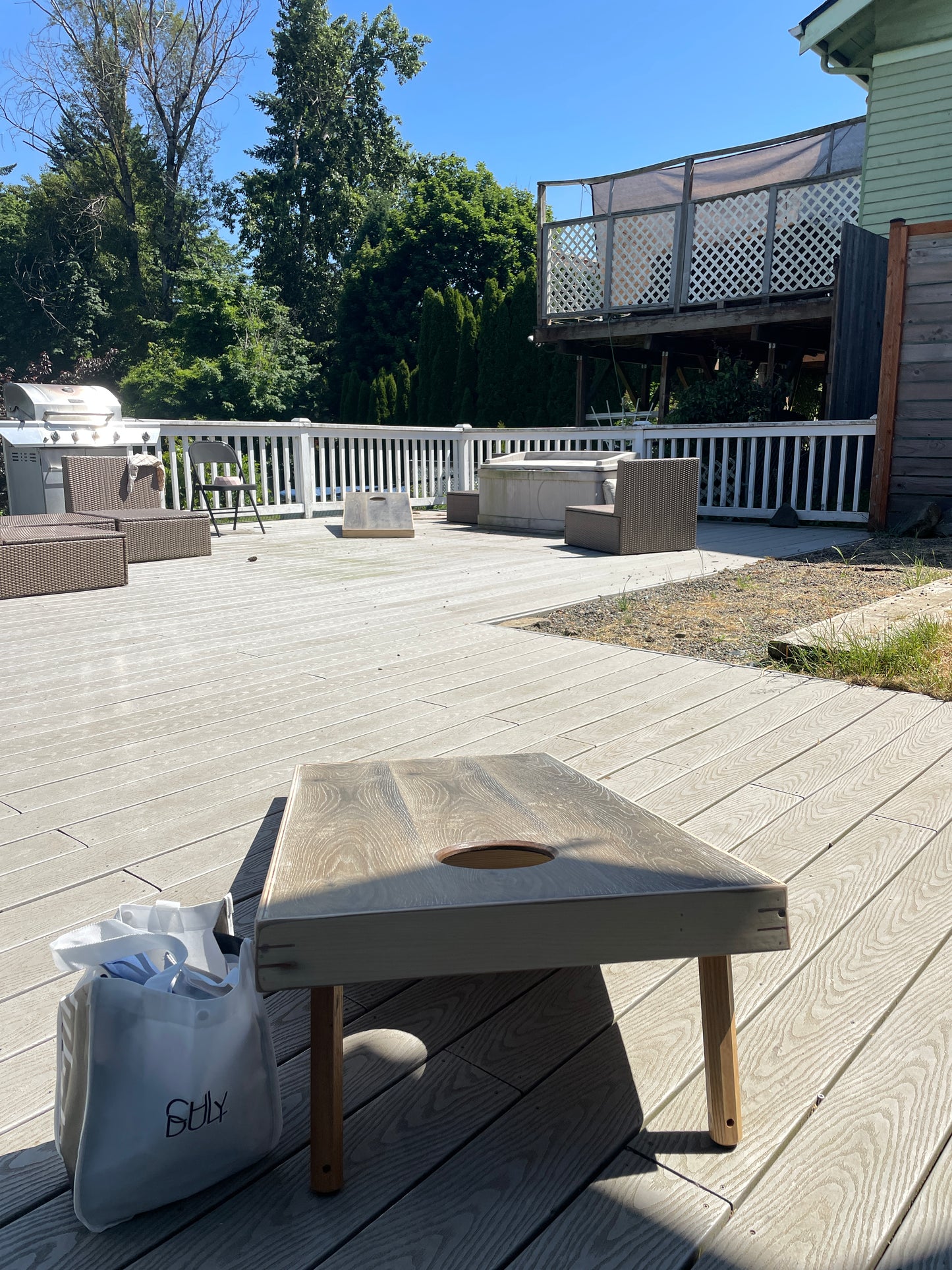 Laminate Cornhole Board Set w/ Bags (LOCAL pickup - Portland, OR)