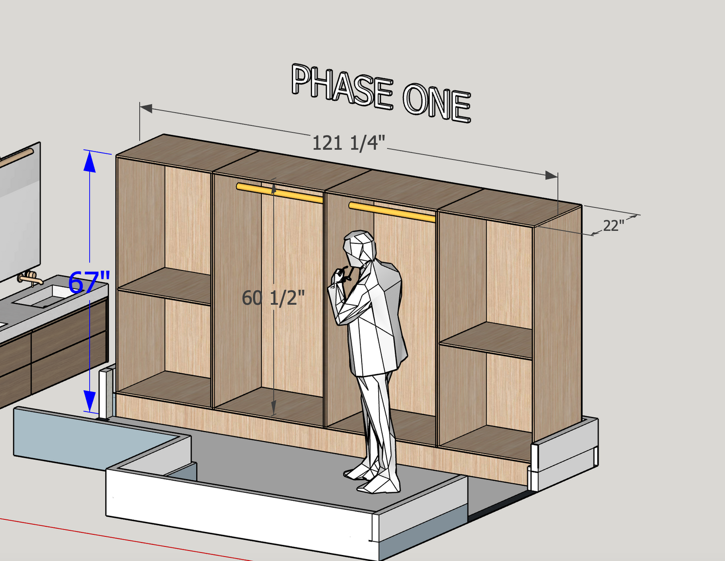 White Oak Closet (Phase One & Two)