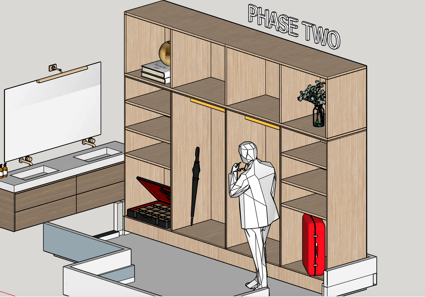 White Oak Closet (Phase One & Two)