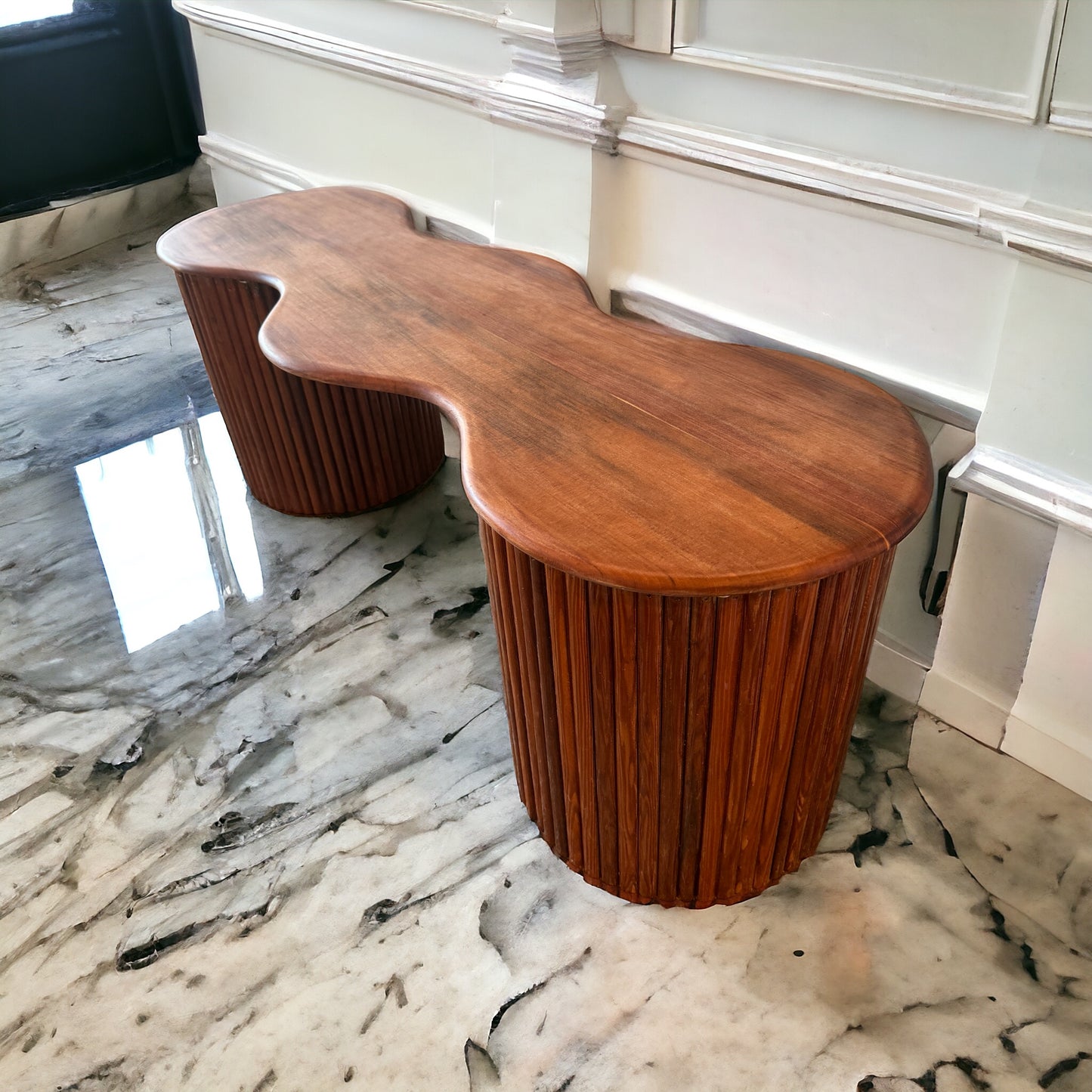 Custom "Wave" Bench