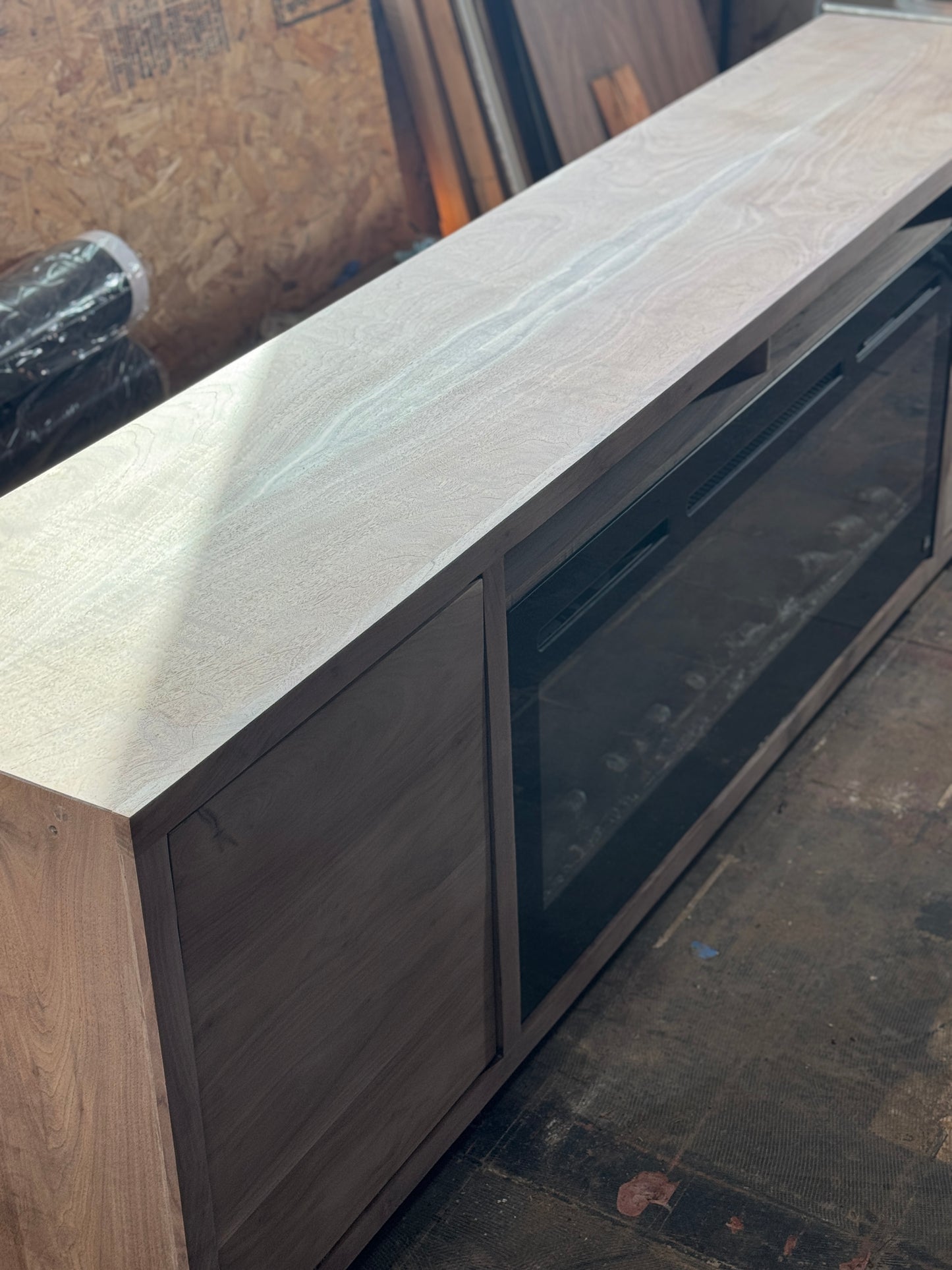 Walnut Entertainment Console (Custom)