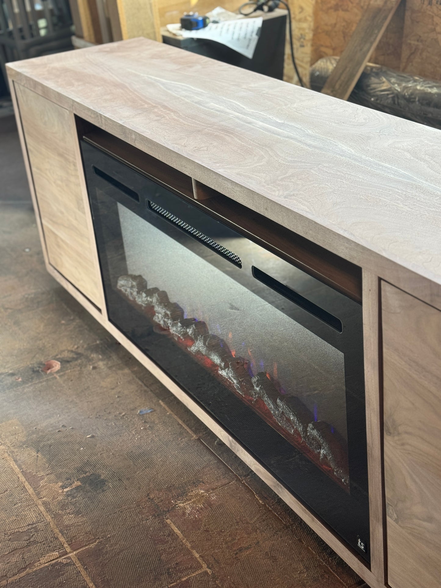 Walnut Entertainment Console (Custom)