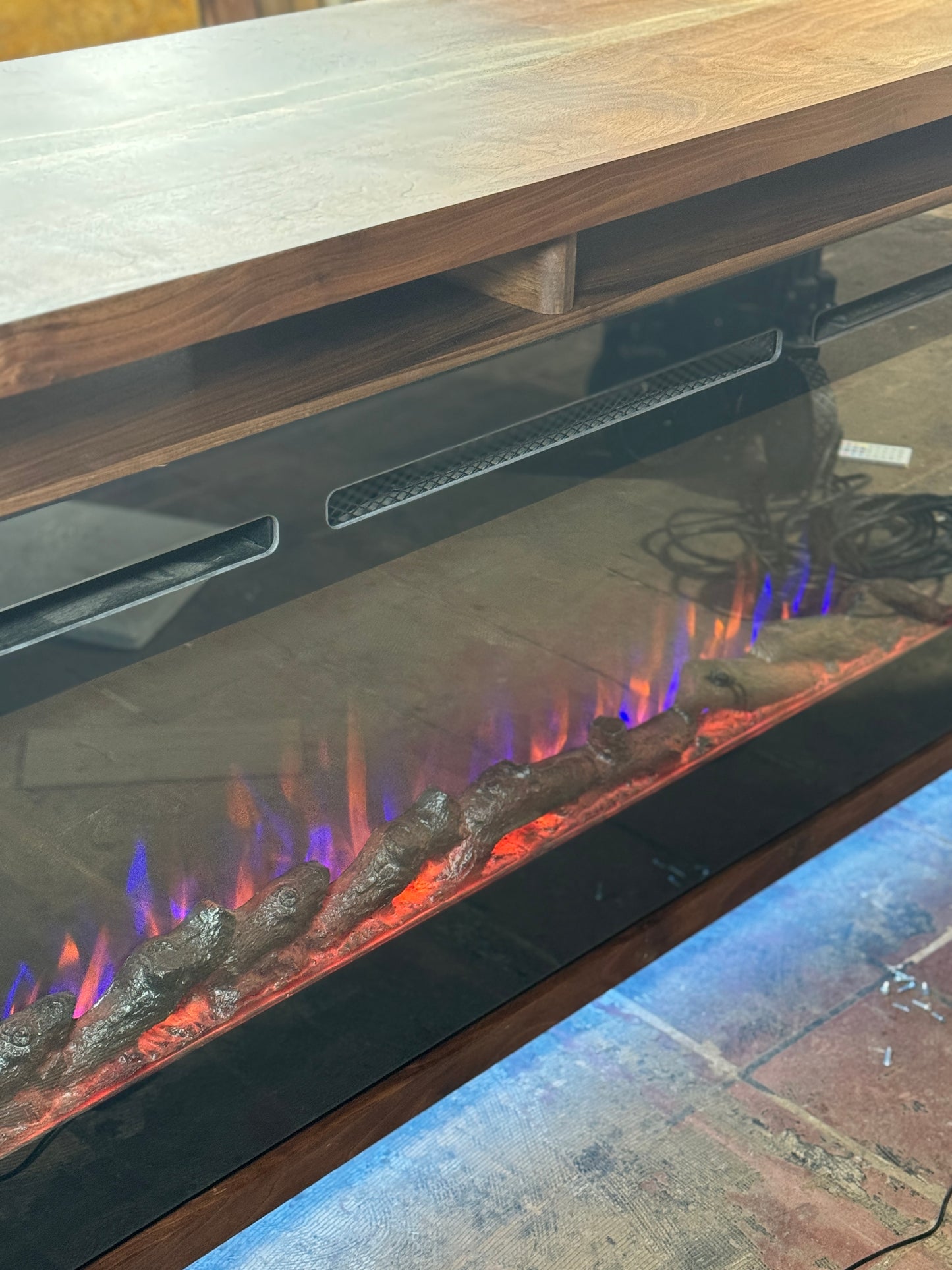 Walnut Entertainment Console (Custom)