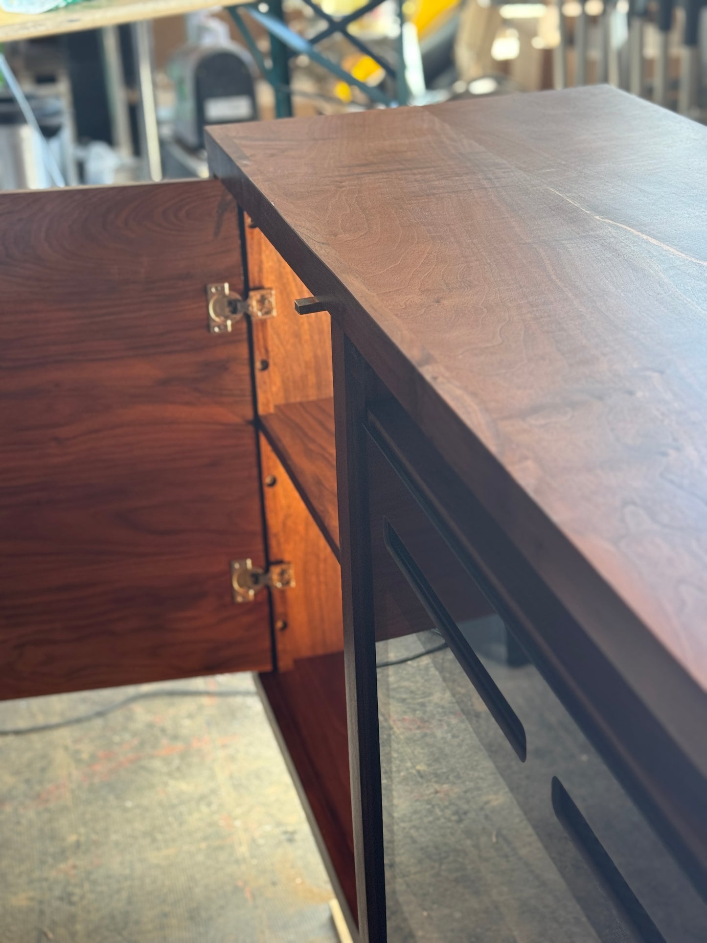 Walnut Entertainment Console (Custom)