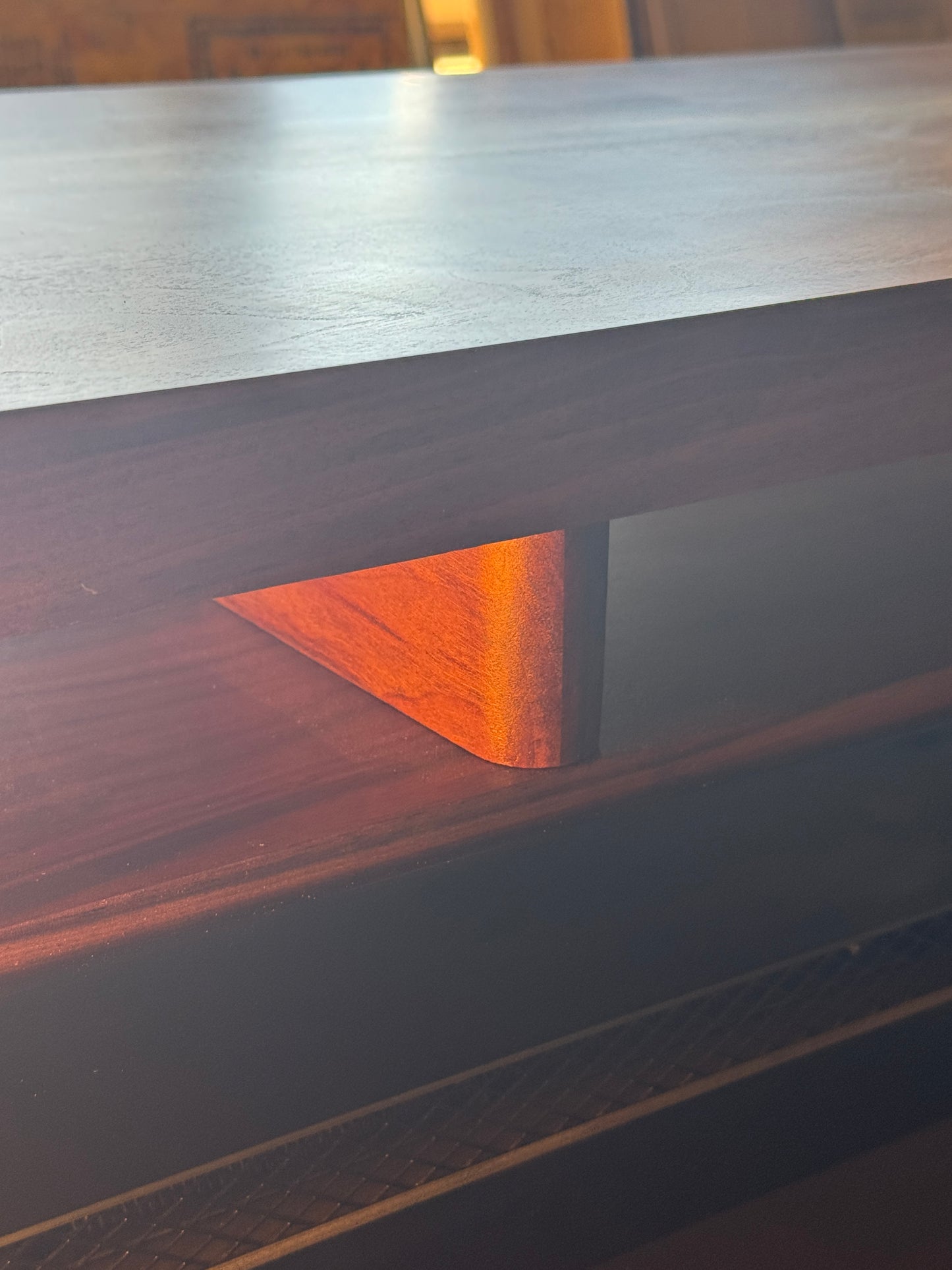 Walnut Entertainment Console (Custom)