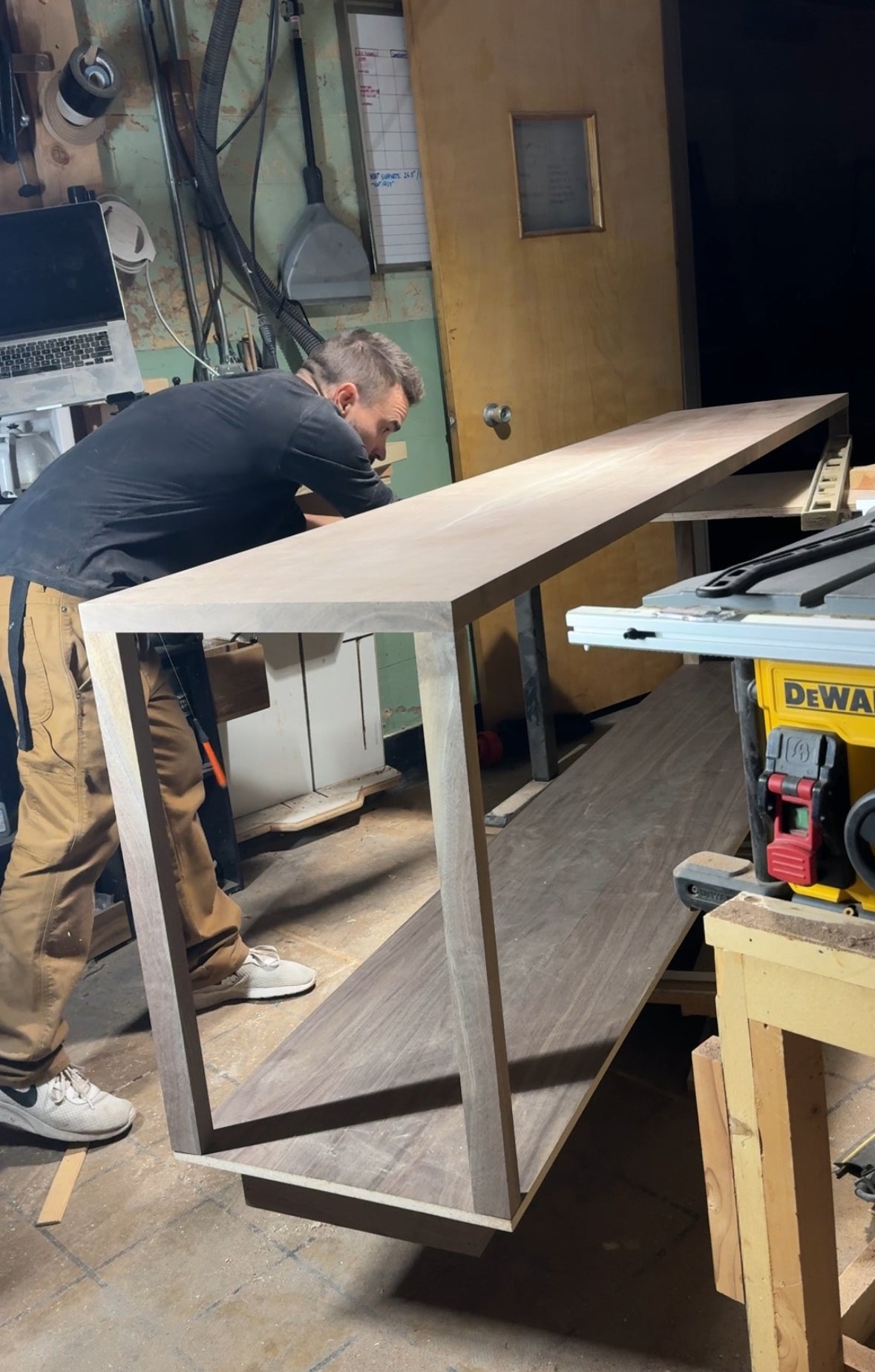 Walnut Entertainment Console (Custom)