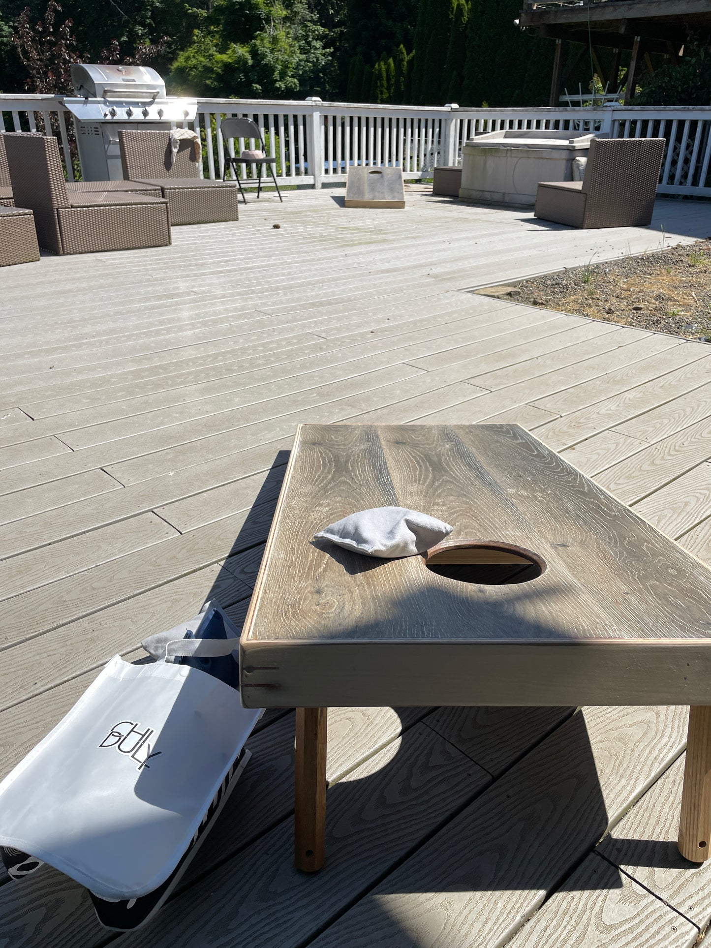 Laminate Cornhole Board Set w/ Bags (LOCAL pickup - Portland, OR)