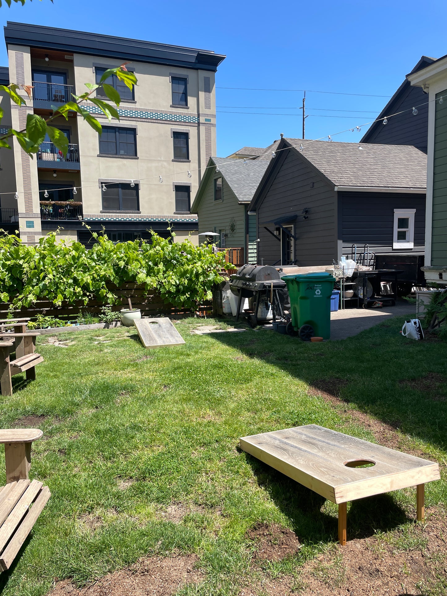 Laminate Cornhole Board Set w/ Bags (LOCAL pickup - Portland, OR)