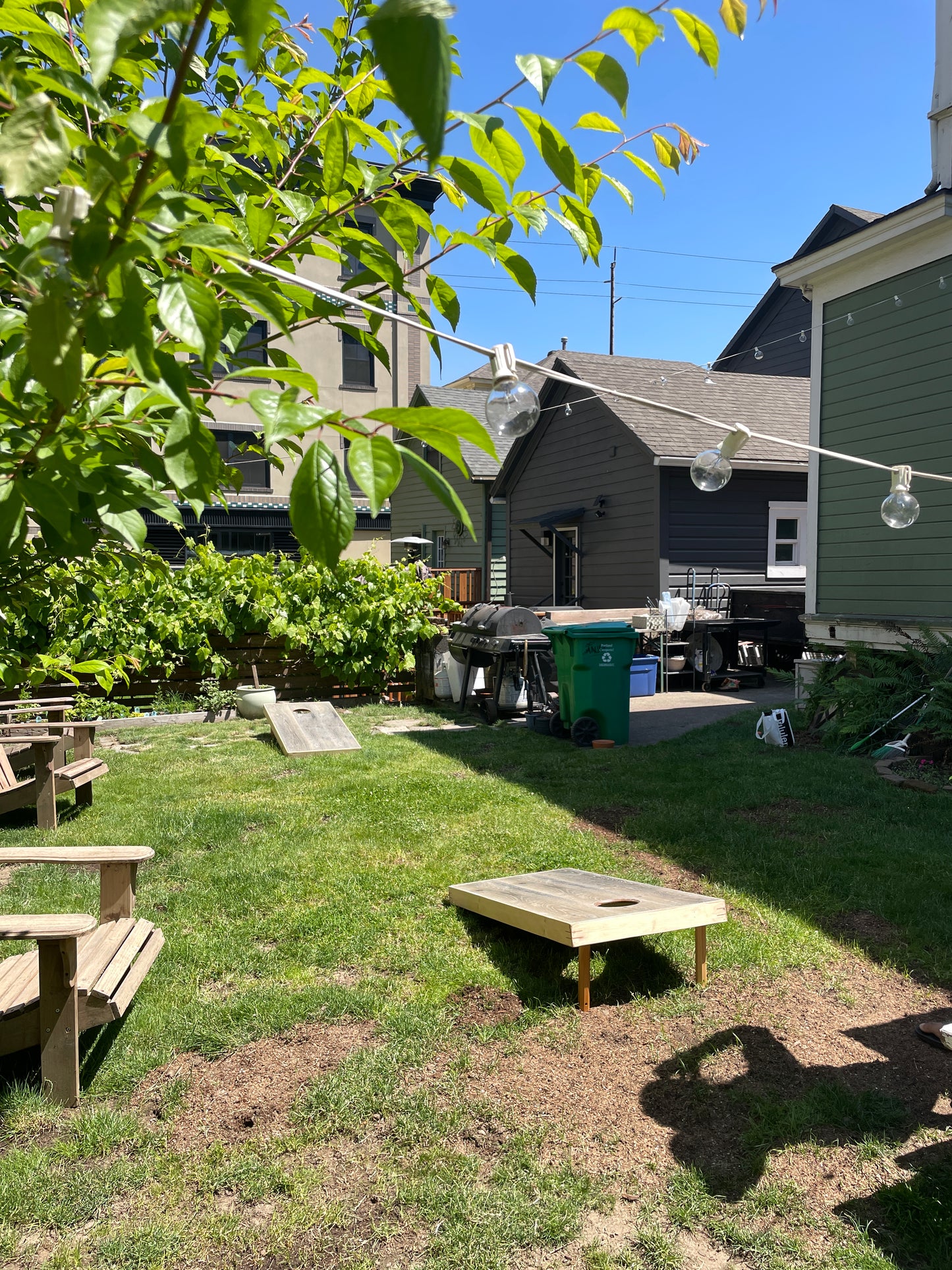 Laminate Cornhole Board Set w/ Bags (LOCAL pickup - Portland, OR)