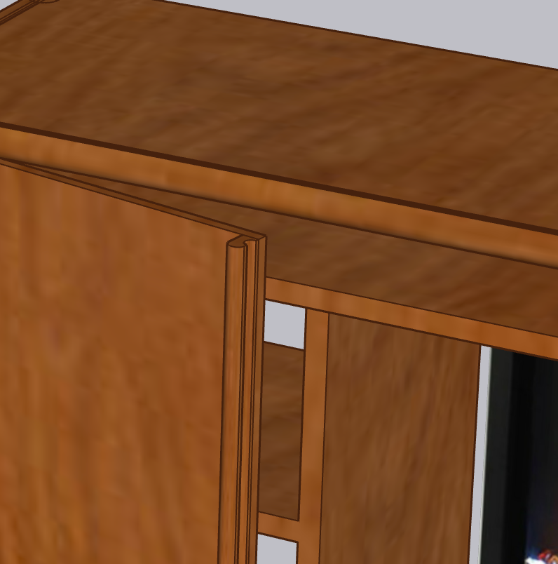 Walnut Entertainment Console (Custom)